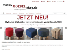 Tablet Screenshot of massivmoebelshop.de